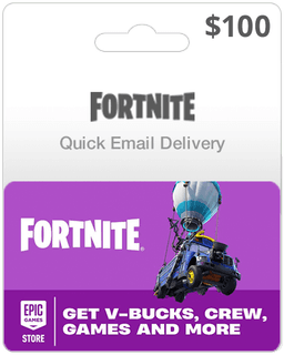 $100 Fortnite V-Bucks Card - Email Delivery