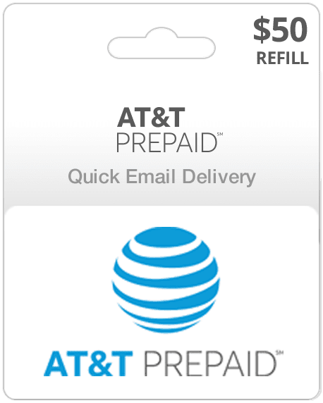$50 AT&T Prepaid Gift Card