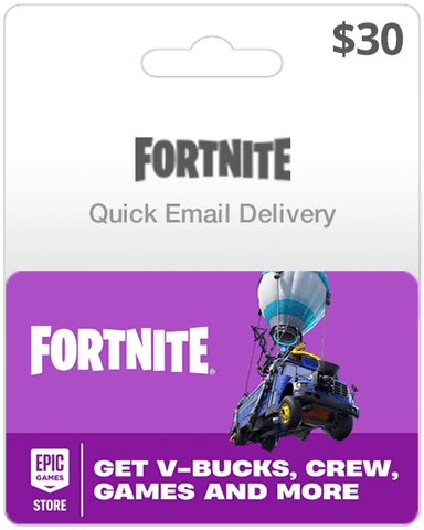 $30 Fortnite V-Bucks Card - Email Delivery