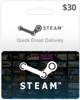 $30 Steam Gift Card (Email Delivery)