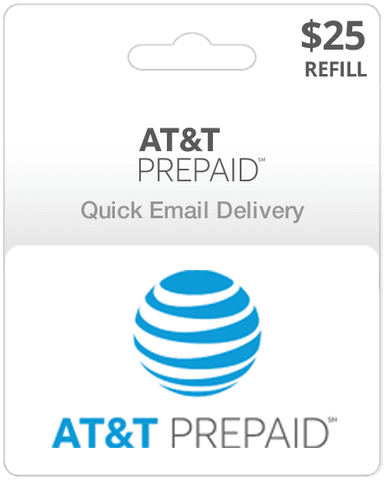 $25 AT&T Prepaid Gift Card