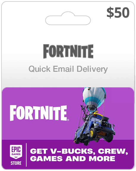 $50 Fortnite V-Bucks Card - Email Delivery