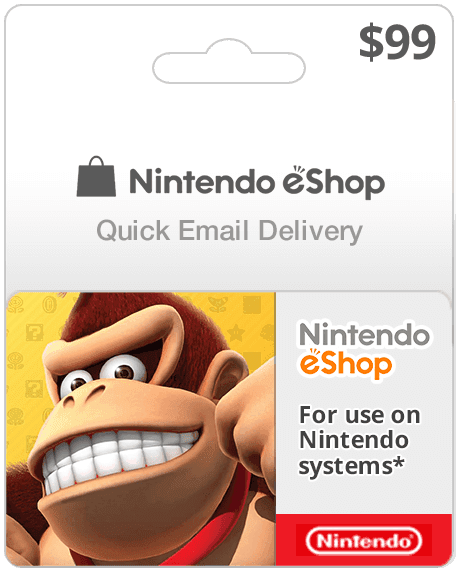 $99 Nintendo eShop (Email Delivery)