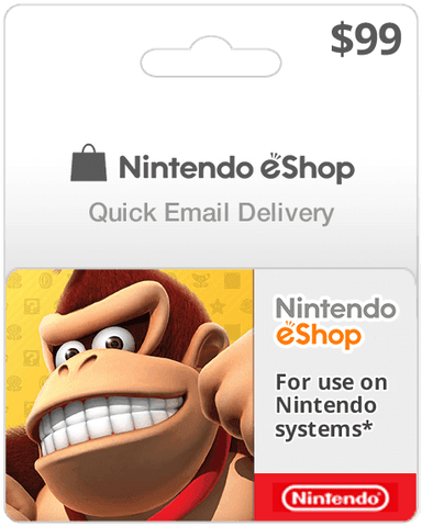 $99 Nintendo eShop (Email Delivery)